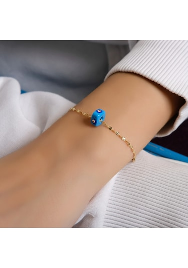 Aytekkuyumculuk Yaprak Bileklik Sarı Altın