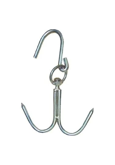 10 Mm Kasap Et Kancası - 2&39li Dönerli Set - Paslanmaz Çelik - Et İşleme - Hijyenik - Düzenli - Dayanıklı - Uzun Ömürlü Diğer