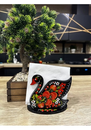 Olimp Suveniry Ahşap Pekin Ağzı Peçetelik 218890097 Kırmızı