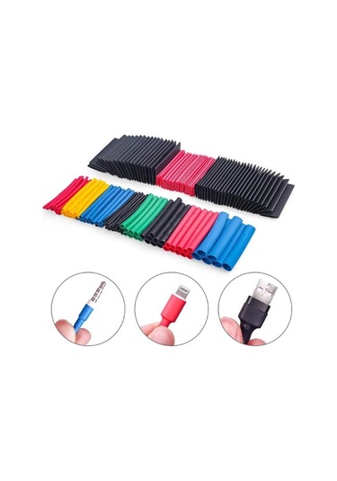 Kablo Koruyucu Makaron Seti 560 Parça - 9007741734509do Çok Renkli