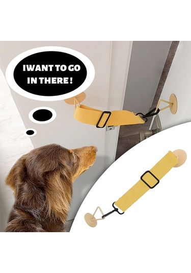 Homyl Ayarlanabilir Kapı Askısı Köpeği Çöp Sarı