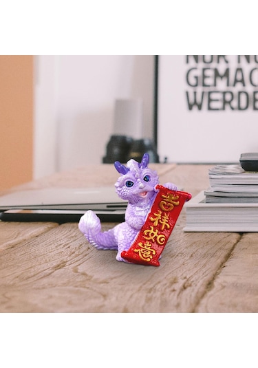 Homyl Çin Yeni Yılı Ejderha Heykeli Heykel Ev Oturma Stil-d