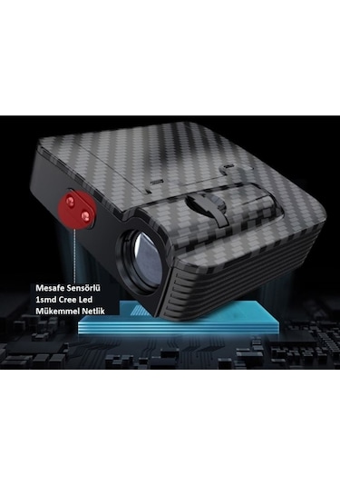 Skoda Kapı Altı Logo Lamba Pilli Sensörlü Kolay Montaj