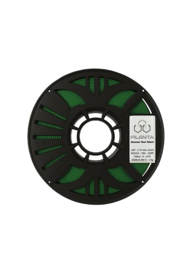 Filenta Yeşil Hyper Pla Filament 1.75mm 1kg 1