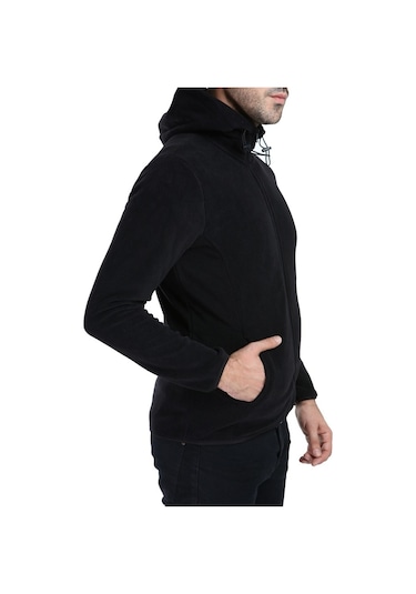 Ghassy Co. Erkek Kapşonlu Polar Ceket (152387624)