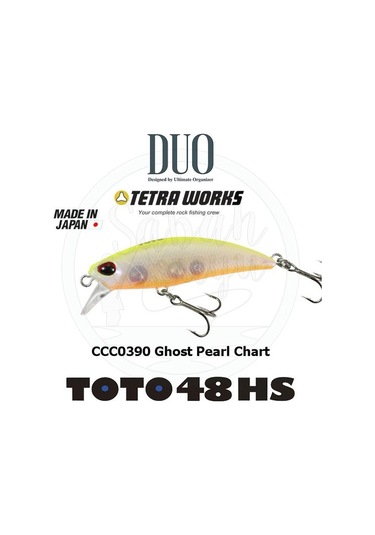 Duo Tetra Works Toto 48HS CCC0390 Ghost Pearl Chart Sahte Balık