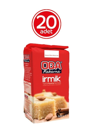 Oba Makarna İrmik 20 x 500 G