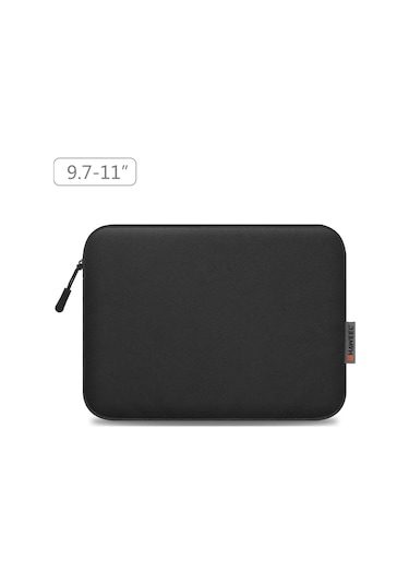 Haweell 9.7-11.0 inç Tabletler İçin Fermuarlı Evrak Çantası 10.11 inch Siyah