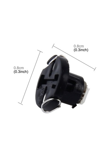 Sones 10 Adet 0.5w T4.2 Kama Gösterge Paneli Led Işık Pano Göstergesi Küme Gösterge Lambası Ampulü Beyaz Işık