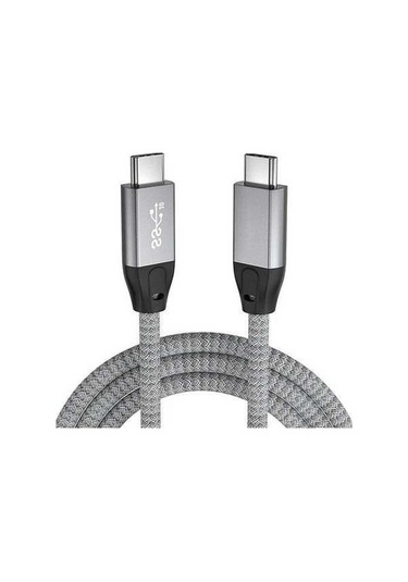 Besthome1 Usb 3.2 Type-c Erkek-erkek Kablosu, Pd 100w Hızlı Şarj, 4k Ses-video Aktarımı, Thunderbolt 3 Uyumlu, Beyaz, 1.5m