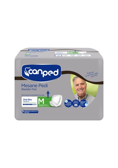 Canped Erkek Mesane Pedi M 5 x 12 Adet