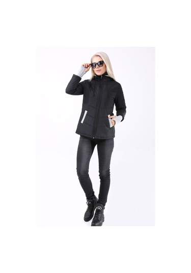 Barbora Su Geçirmez Şişme Mont  bttr801siyah2