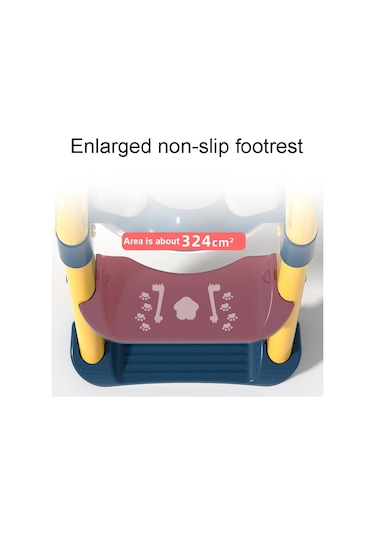 Sones Ev Çocuk Tuvalet Oturağı Merdiven Bebek Katlanır Raf Minder Kılıfı, Model: Sert Ped