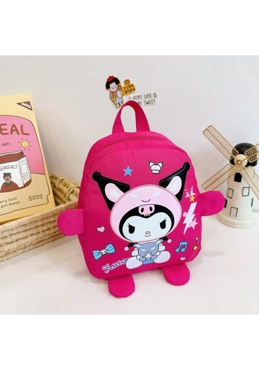 Sevimli Çizgi Çocuk Okul Çantası Bıtt6r Çok Renkli