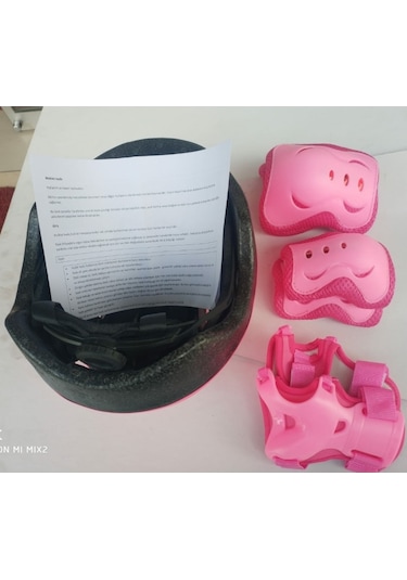 Çocuk Kask Ve Dizlik Dirseklik Seti E Belgeli