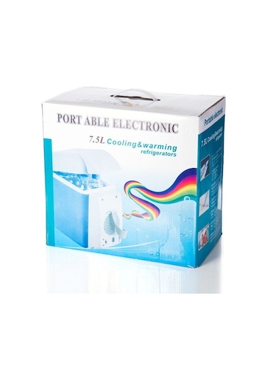 Wondernest By-275 Araç Hızlı Soğutma Buzdolabı, Taşınabilir Mini Soğutucu Ve Isıtıcı 7.5l, 12v Dc