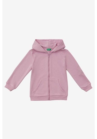 United Colors Of Benetton Kız Çocuk Sweatshirt Bnt-g20838 Lila