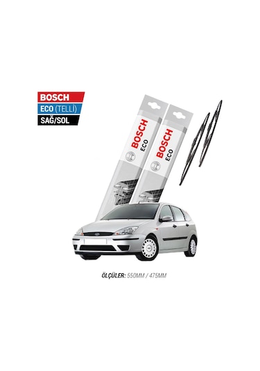 Ford Focus Silecek Takımı 1998-2004 Bosch Eco