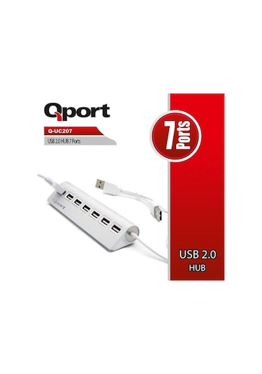 Qport Q-uc207 7 Port Usb Hub Usb Çoklayıcı 2.0 Usb Hub