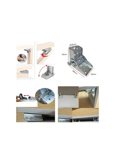 Katlanır Masa Ayağı Aparatı - 4 Adet