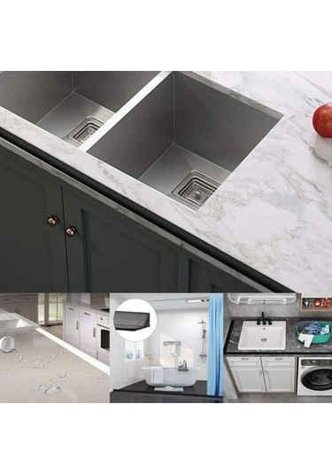 Joyhub Mingjin Shop2 Beyaz Stil Uzunluk 120cm 6 Renk Silikon Su Durdurucu Tezgah Su Tutucu Şerit Mutfak Banyo Çamaşır Makinesi Duş Eşik Barajı Bariyeri 976d96 Renkli Çok Renkli