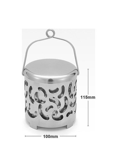 Ise Mount Açık Taşınabilir Kamp Piknik Sıcak Tutmak Sobalar Kapak Gümüş