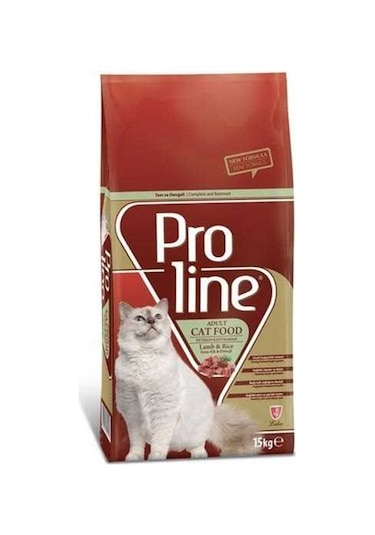 Proline Kuzu Etli ve Pirinçli Yetişkin Kedi Maması 15 KG