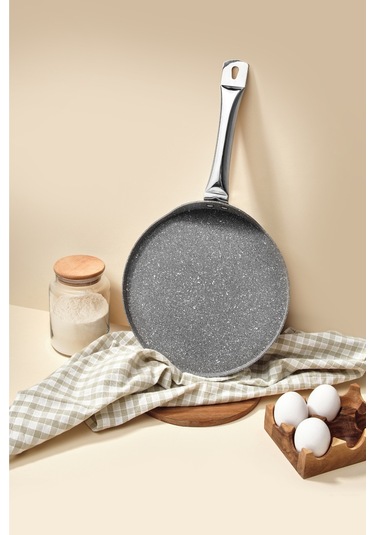 Urla Krep Tava Gri 26 Cm Gri