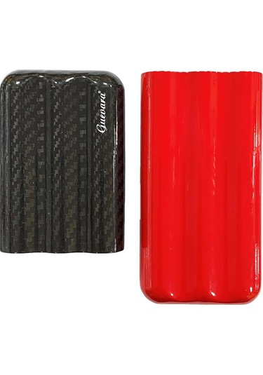 Guevara Carbonfiber Puro Kılıfı Kırmızı/siyah 3lü 60ring