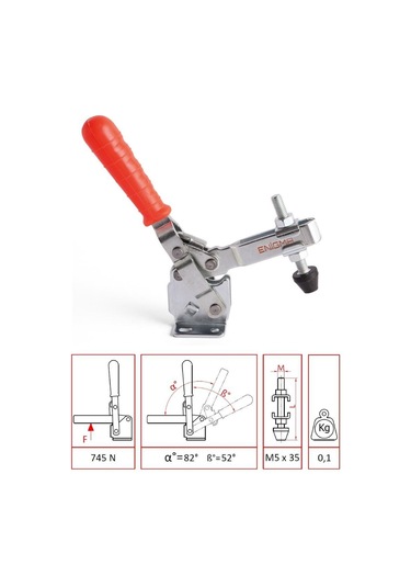 1201 Ua Dikey Pozisyon Yatay Taban Klemp 1101Y