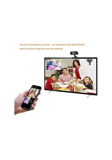 Sones Hxsj S50 30fps 100 Megapiksel 720p Hd Masaüstü / Dizüstü / Akıllı Tv İçin Web Kamerası, 10m Ses Emici Mikrofon, Kablo Uzunluğu: 1,4m