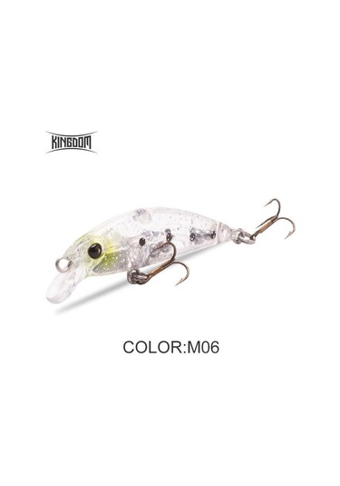 Krallık Balıkçılık Cazibesi Crankbait Isca Yapay Jerakbait Yavaş Batan 45mm 3.6g Wobblers Minnow Pike Alabalık Cazibesi Modeli 0502