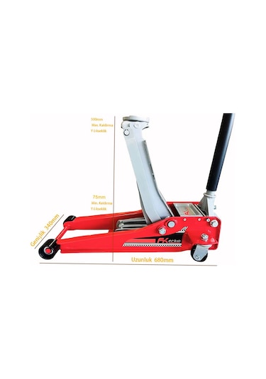 Friko Fk-001 3 Ton Düşük Profil Kriko