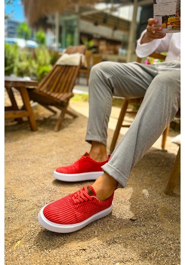 Ch173 - Kbt Velluto Erkek Ayakkabı Kırmızı Çok Renkli Ch173 - Kbt Velluto Erkek Ayakkabı Kırmızı Çok Renkli