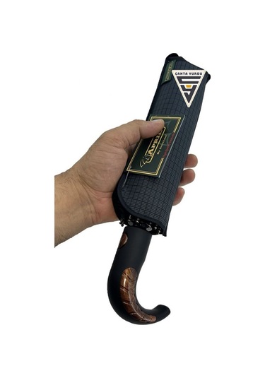 April A-226g A8 Baston Sap 10 Telli Tam Otomatik Şemsiye Siyah