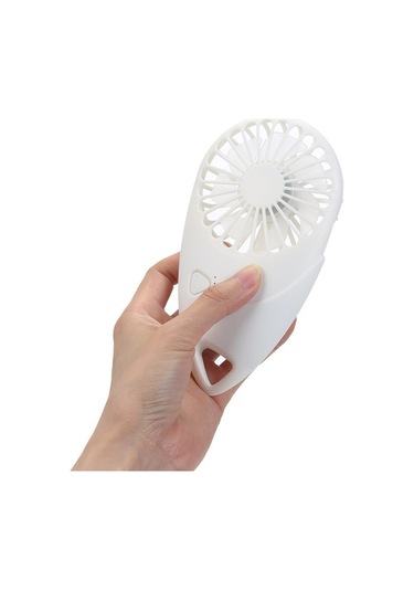 Fortunelane Mini Masaüstü Buzlu Fan, 3 Hız Ayarı, Usb Şarj Edilebilir, Dahili Pil, Beyaz Model: Pd-fs-002