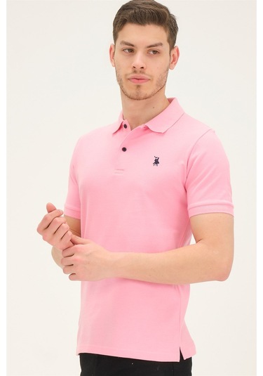 T8561 Dewberry Erkek Tshırt-pembe Pembe