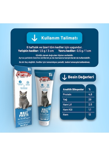 Yetişkin Kedi Malt Paste 100 G - 48 Adet