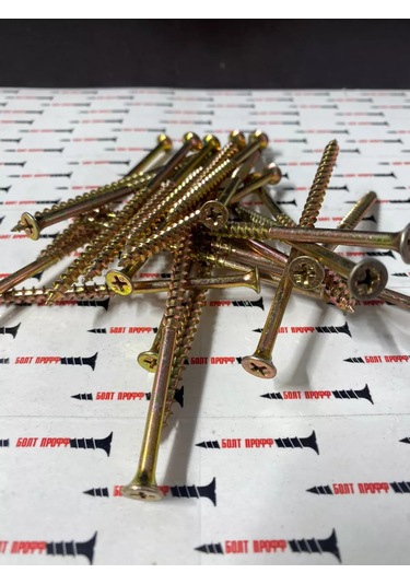 Bolt Proff Galvanizli Sarı Ahşap Vidaları 4,8x100 Mm 50 Adet 269516643 Diğer