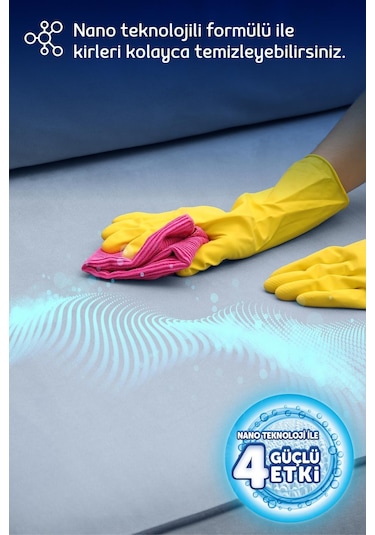 Fakir Nano Teknoloji İle Makine Halı Ve Koltuk Şampuanı 4 x 1 L