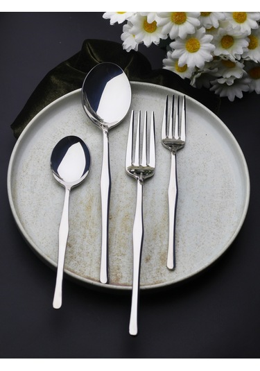 Anka 6 Kişilik 24 Parça Çatal Kaşık Takımı Metal