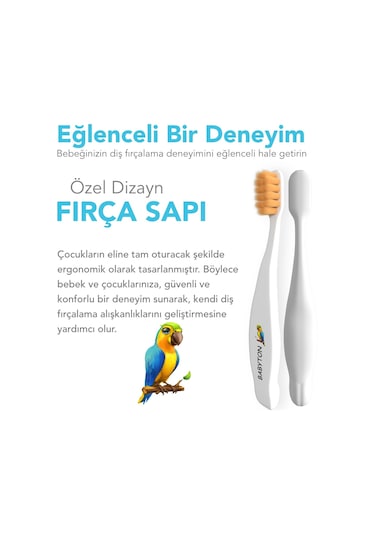 Babyton Bio Papağan Çocuk Diş Fırçası