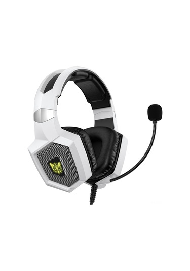 Yunboo Onıkuma K8 Profesyonel Oyun Kulaklığı - 50mm Ses Sürücü, Led Aydınlatma, Bükülebilir Mikrofon