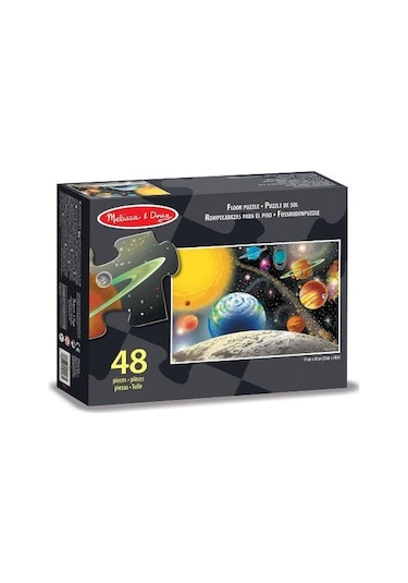 Melissa & Doug Dev Yer Yapbozugüneş Sistemi (48 Parça)