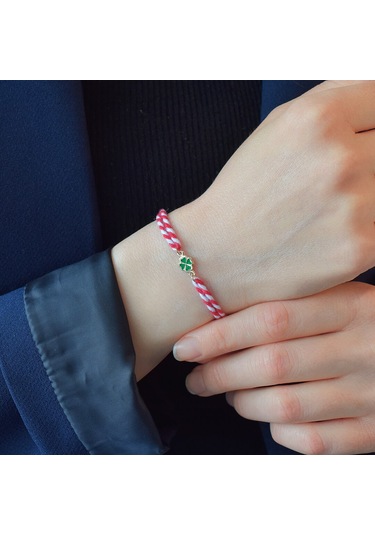 Yonca Marteniçka Bileklik Sarı Altın