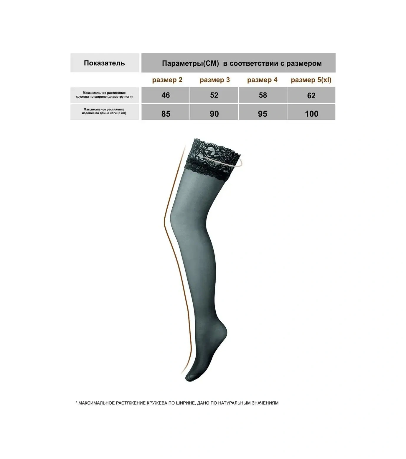 Teatro Büyük Boy Lastikli Dantel Çoraplar 11383815 Grafit