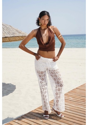 Degaje Yaka Crop Kahverengi