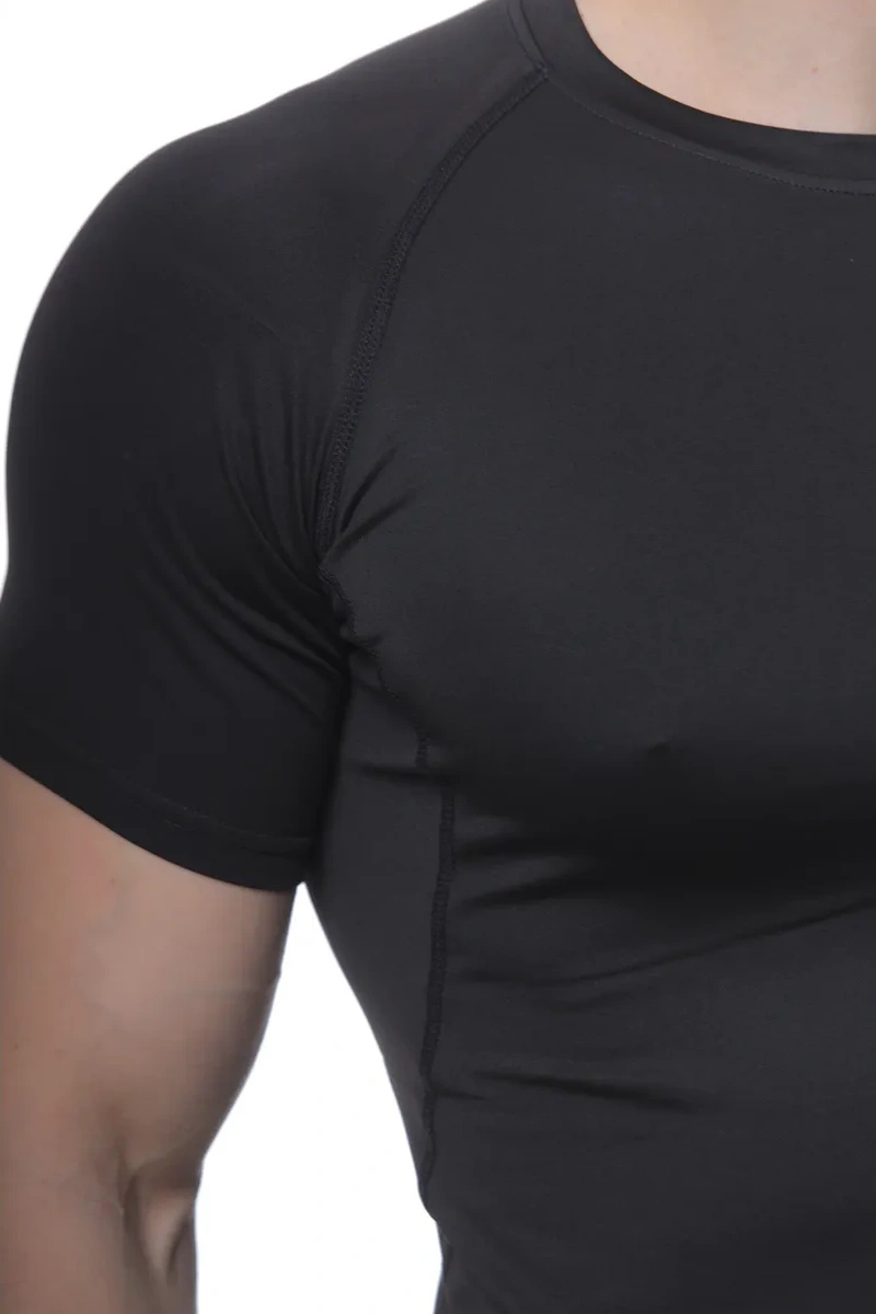 Kvk Erkek Kara Spor Uzun Kollu Rashguard Tişört 390512387 Siyah