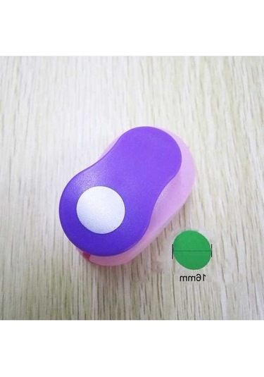 Willowhaven Yuvarlak Çocuk Embosser Aleti 16mm, Renk Rastgele, Stil 8805 Diğer