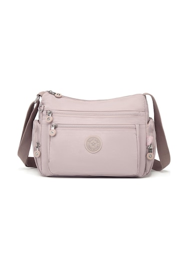 Krinkıl Kumaş Kadın Postacı Çantası Smart Bags 1115 Kum